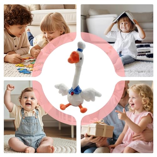 Peluche cadeau anniversaire pour filles et garçons avec voix interactive - 4