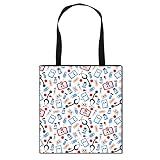 Sac À Bandoulière Décoratif À Motif De Dessin Animé Adapté Aux Voyages De Grande Capacité Pour Envoyer Des Amis Sac En Toile Sac À Main Pour Employé De Bureau