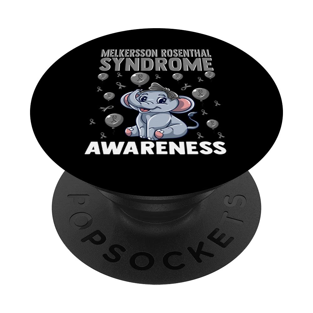Melkersson Rosenthal Syndrome Awareness Brain Disease Relate PopSockets Swappable PopGrip