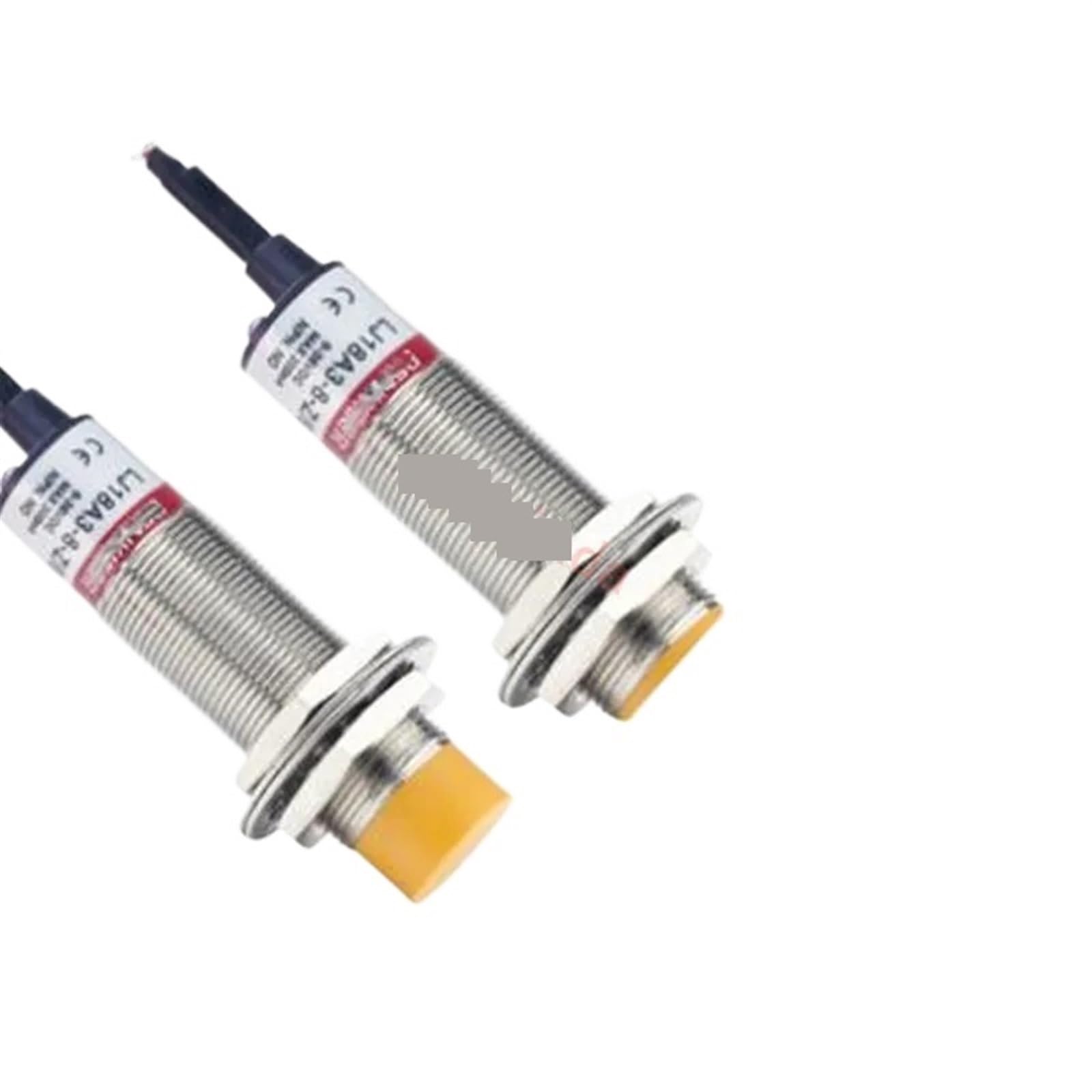 NYRXRYTCA 2Pcs M18 Proximity Switch Sensor 2-Wire 220V Inductive LJ18a3-8-z/BX AX by BX Metal Induction 3-Wire 24V Switch Sensor(LJ18A3-8-Z BX NPN)