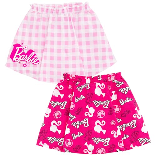 Barbie Toddler Girls 2 Pack Skorts Logo Pink 4T - image 1