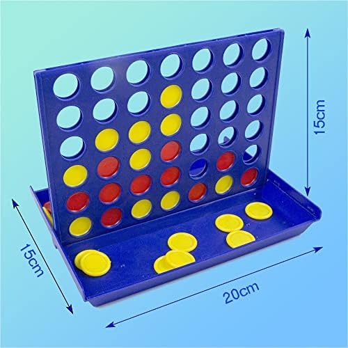 VingaHouse Line Up 4 Educational Board Game Toys 4 In a Line Classic Fun Educational Family Games Four In a Row for Kids Children over 3 years old