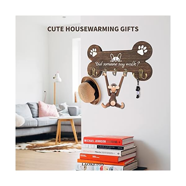 Dog Leash Holder - LAOKETON Bone Shape Key Holder