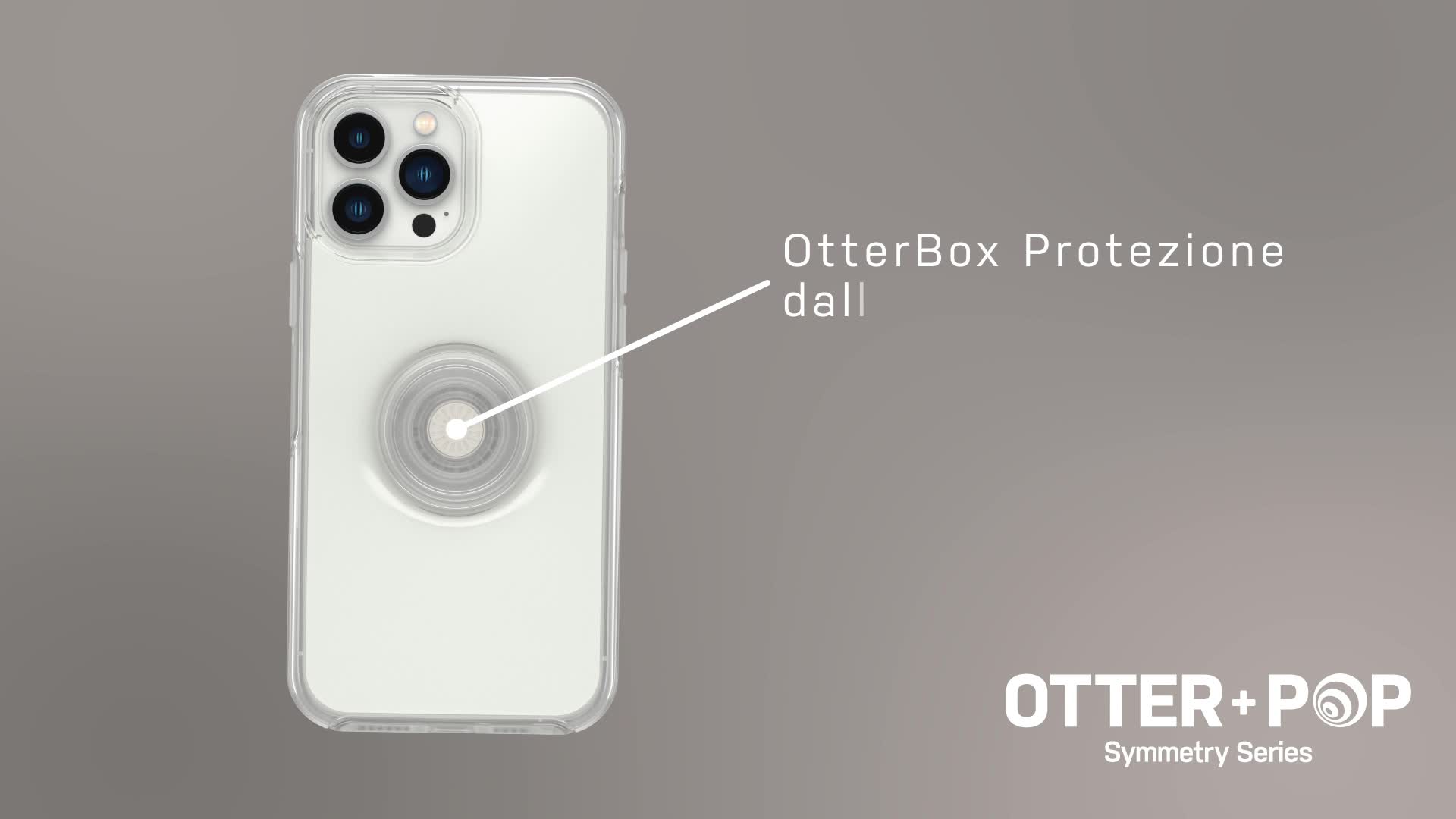 OtterBox Cover per iPhone 13 Otter+Pop, Resistente a Shock
