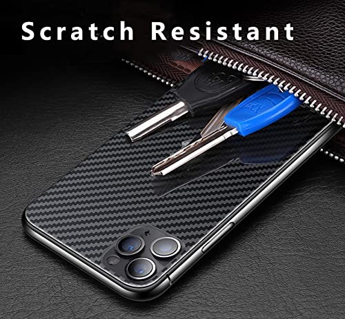 GIOPUEY[4 Pack Back Protector Compatible with iPhone 14, iPhone 14 Back Protector Film, Soft TPU, Thin, Carbon Fiber Texture - Image 4