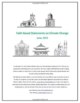 Paperback Faith Based Statements on Climate Change Book