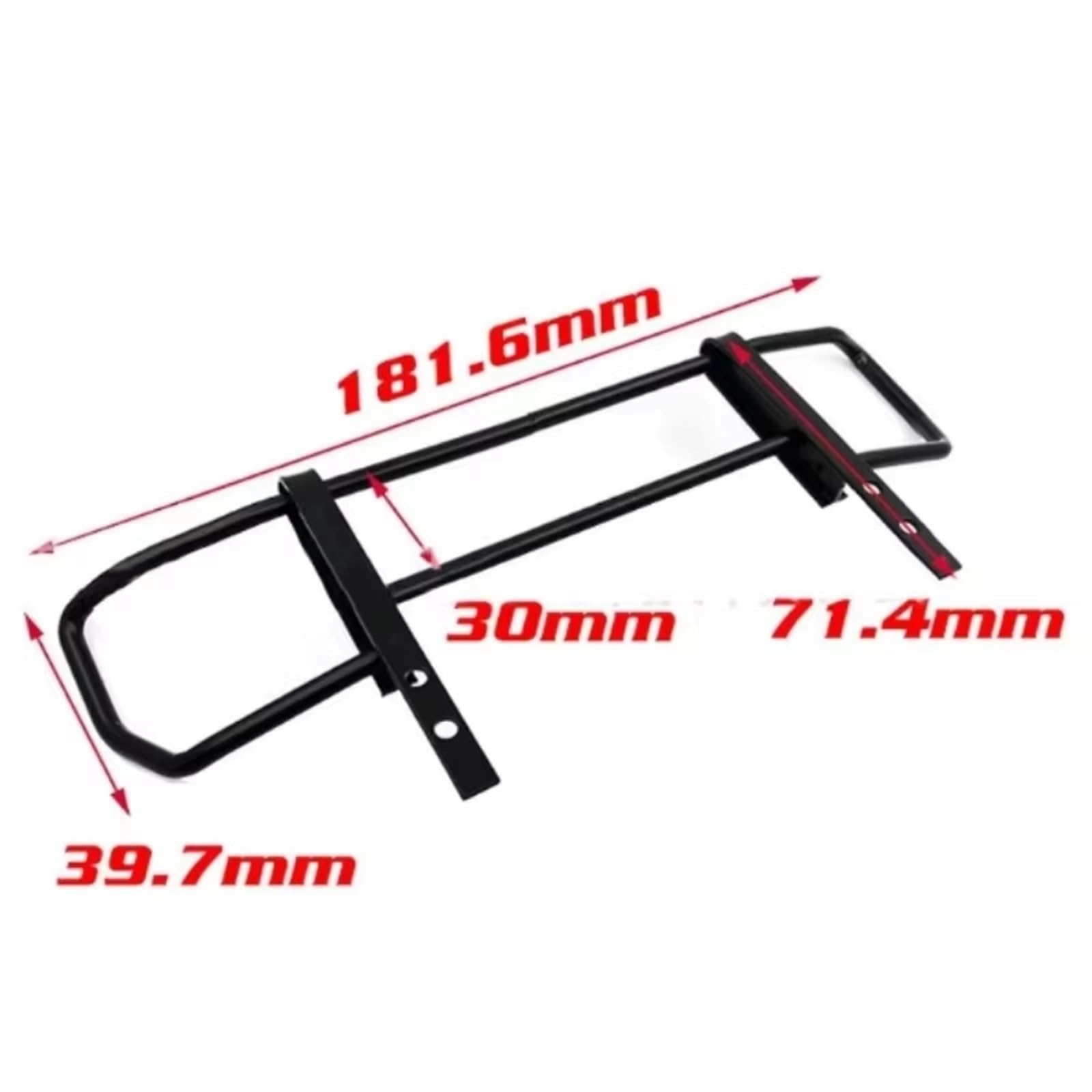 Paraurti RC per TRX4 G500 per TRX6 G63 6X6 1:10 RC Crawler Parti di Aggiornamento Paraurti Anteriore Anticollisione Metallo per Auto