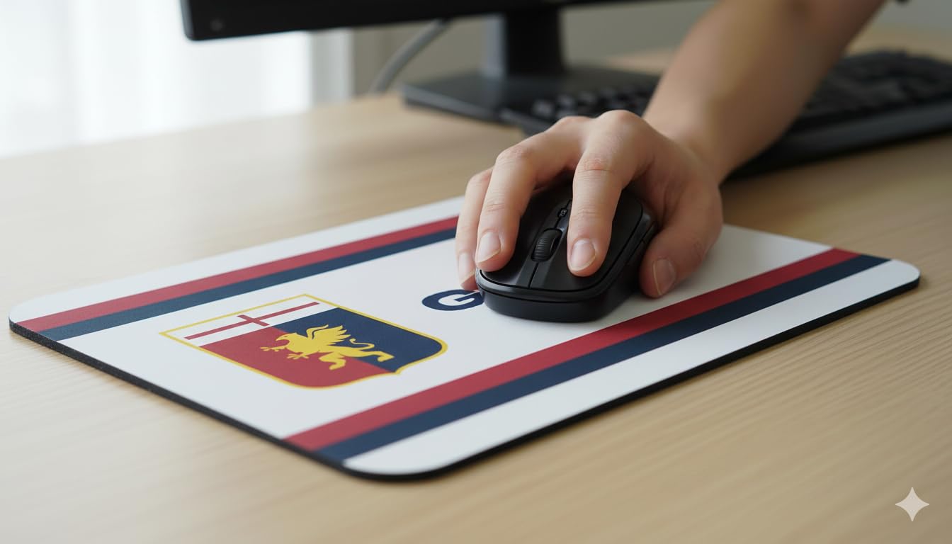Generico Tappetino mouse del Genoa calcio