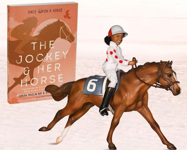 Breyer Cheryl White Rider Horse & Book Set 6236 miniatura 2