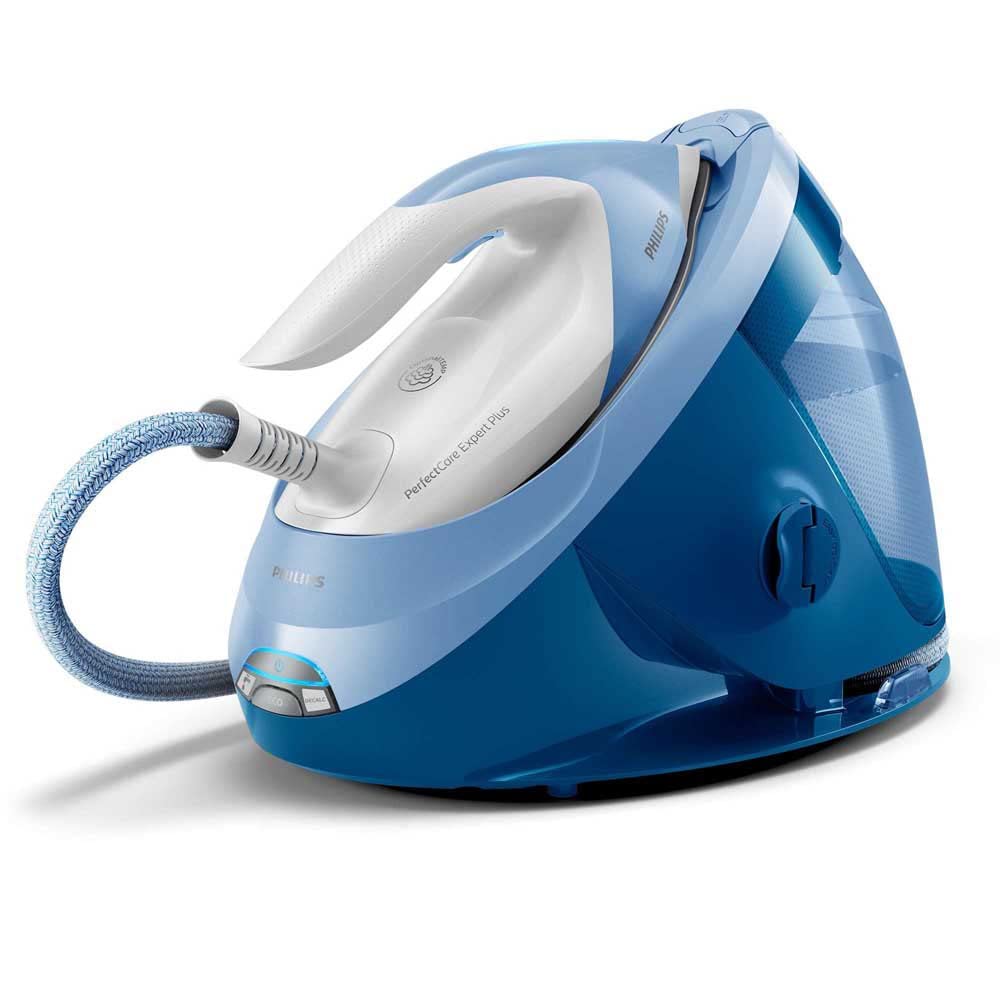 PhilipsIroning Center GC8940/20 No Scald Iron or Temperature Settings, Auto-Shut Off, Ultralight Steamglide Advanced, 7.5 Bar, Steam Blow 470 g, Blue