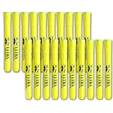 Mr. Pen- Yellow Highlighters, Pack of 20 Highlighter, Highlighters Markers, Highlighter Pens, Hilighter, Yellow Fluorescent Highlighter, Chisel Tip, Yellow Marker, Bulk Highlighter, Liquid Highlighter