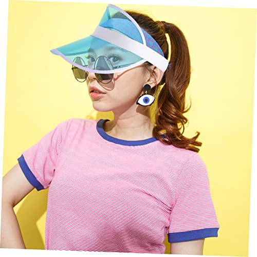 Garneck Viseira De Sol De Plástico Verão 2Pcs