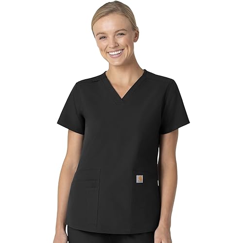 Carhartt Women's Force V-Neck 5-Pocket Top