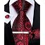 Red Black Paisley