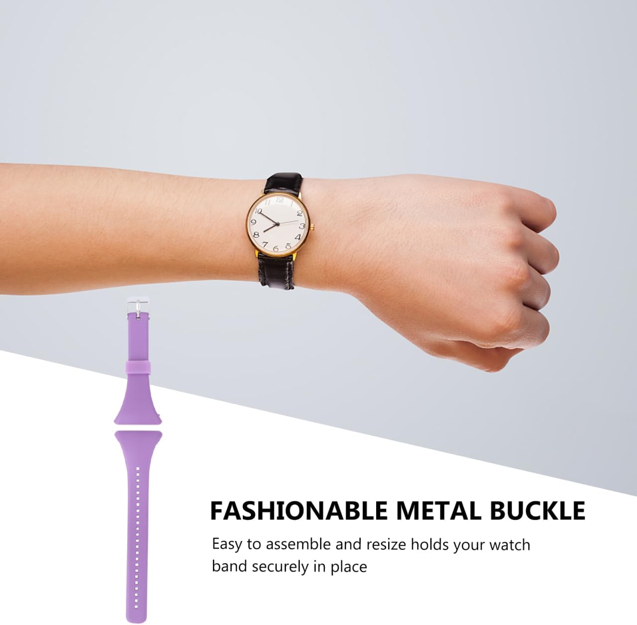 Hemobllo Fashion Smartwatch Replacement Bands Quick Release Watch Strap Compatible with Polar Ft4 Ft7 Skin-Friendly Comfortable Durable Band for Workout Daily Use