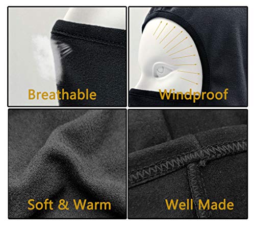 Image of Kids Balaclava Ski Mask Windproof Fleece Neck Warmer Gaiter Winter Face Warmer for Cold Weather Boys Girls