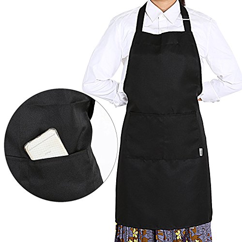 GWHOLE Delantal Cocina Impermeables con 2...