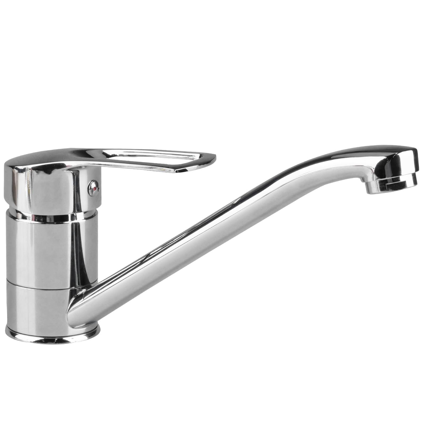 Robinet cuisine en laiton chromé et valve céramique haute qualité