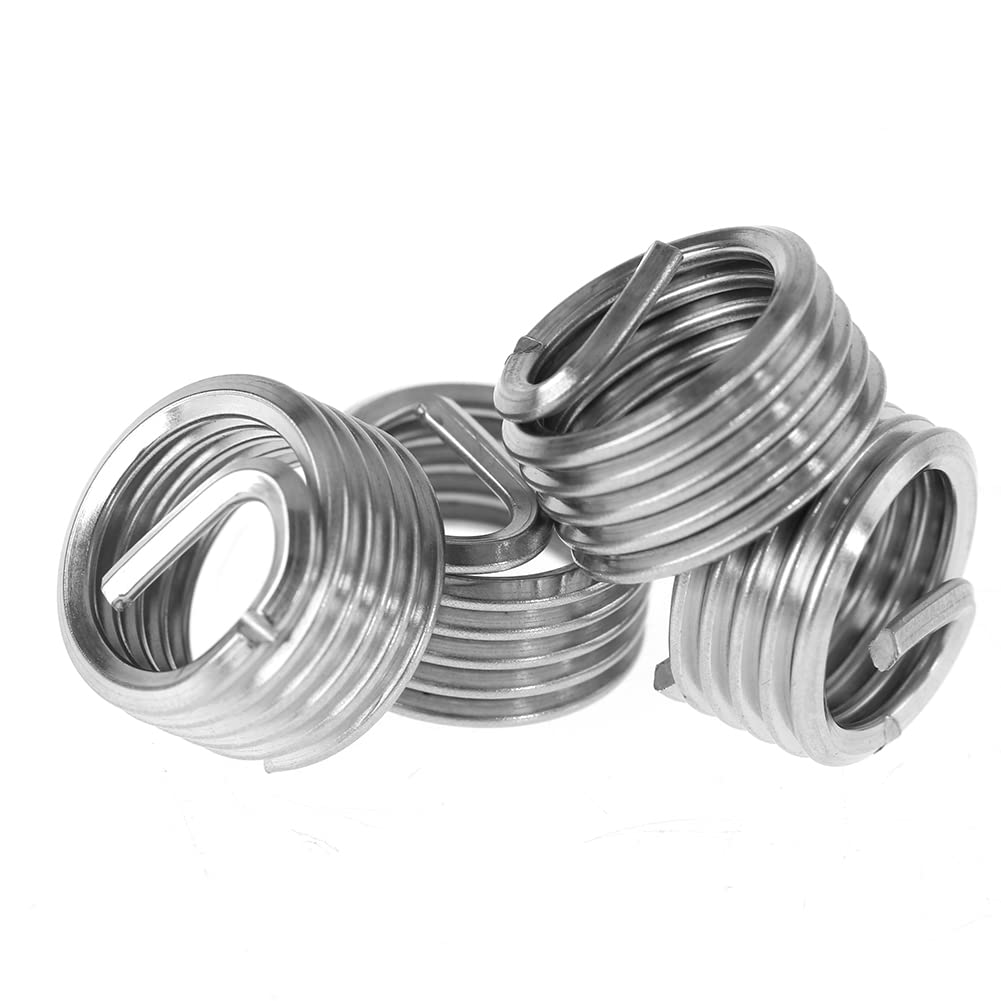 Insert de réparation de filetage, 10 pièces M14 * 2 * 1D ~ 2.5D fil acier inoxydable 304 manchon, Inserts M14(M14x2x1D)