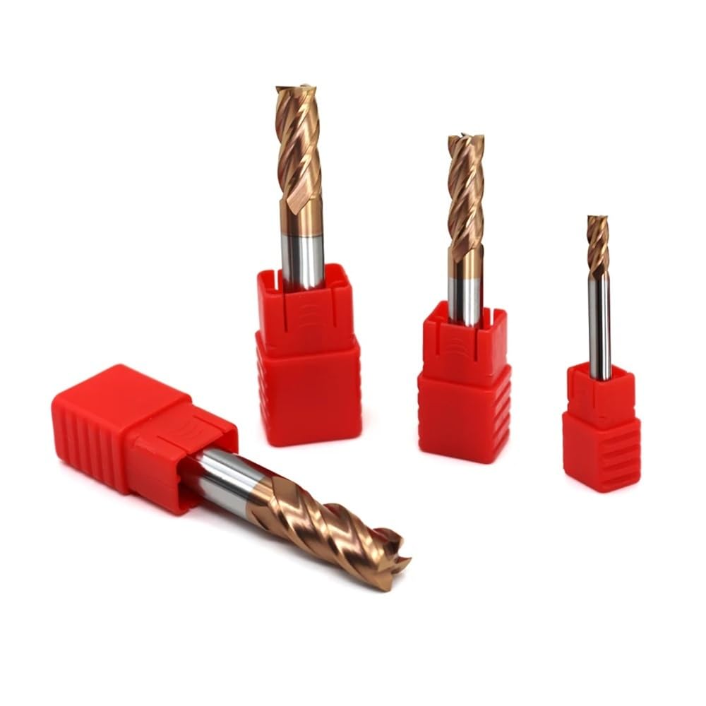 1 mm bis 12 mm Vollhartmetall-Schaftfräser, 4-schneidig, Fräsen, Schlitzen, Profilieren, Planfräser(8.0x50x8Dx150L)