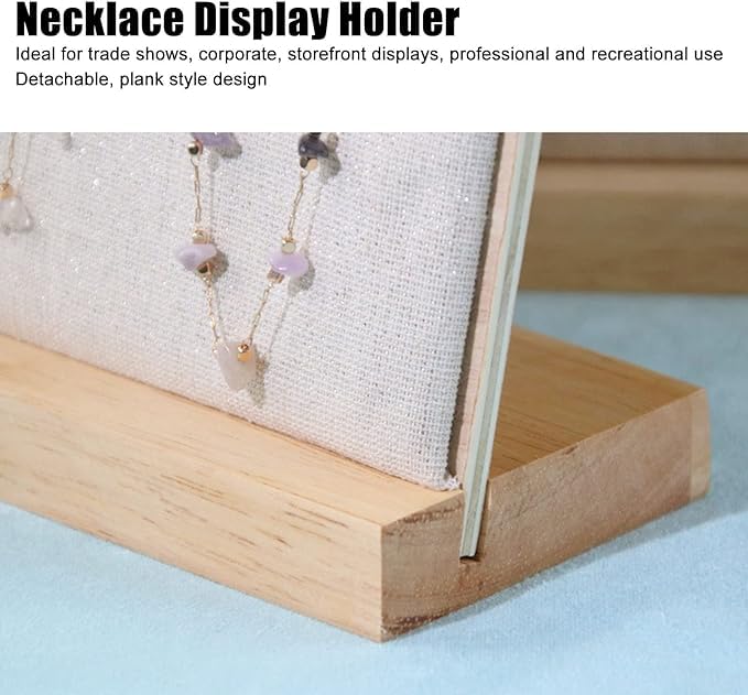 Image of Premium Wooden Jewelary Necklace /Chain Stand For Exhibition