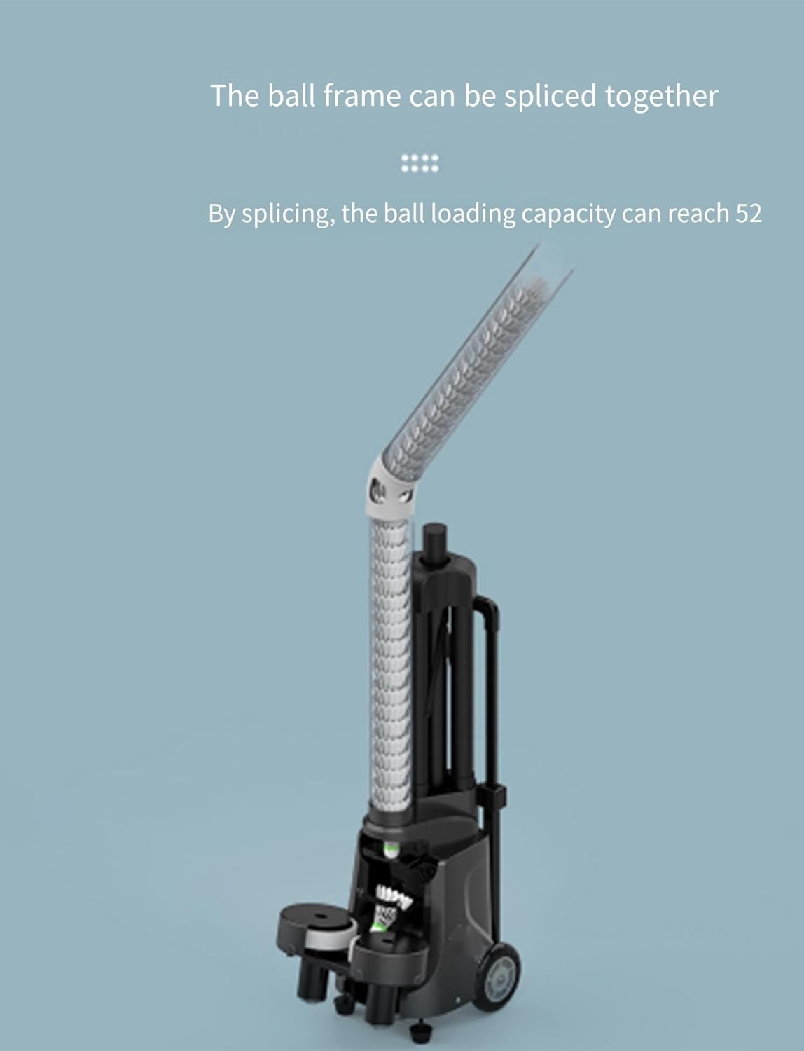 Automatic Badminton Serving Machine,Cordless Shuttlecock Feeder with Battery Power,Ideal for Gym Training & School Sports