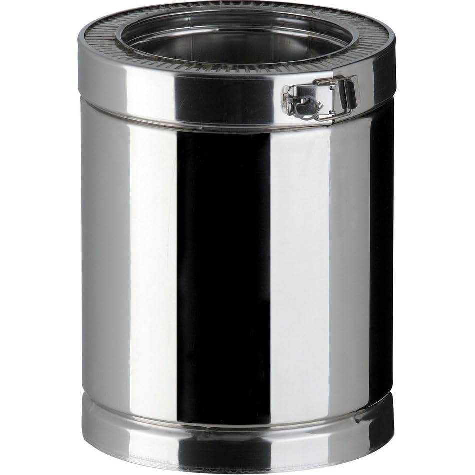 Elément droit THERMINOX TI , diamètre 150 mm ,Lg: 45 cm Réf. ED 450 150 TI / 21150004