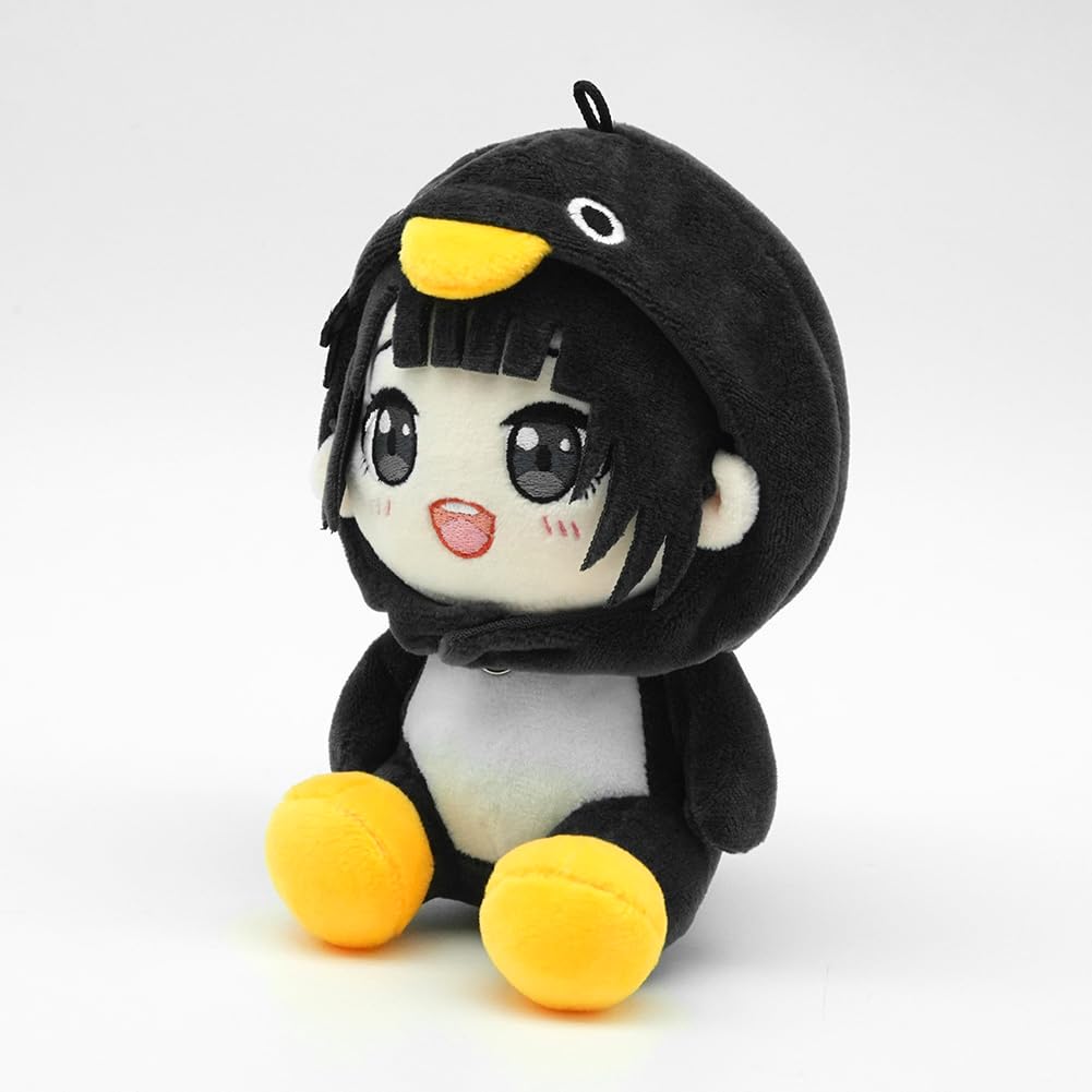 Zhongkaihua Endministrator-Plüschfigur, sitzend, Anime, weich, gefüllt, 15 cm, niedliche Spielfiguren, Anhänger, Ornamente, Endmin-Kissen, Überwurf-Dekorationen