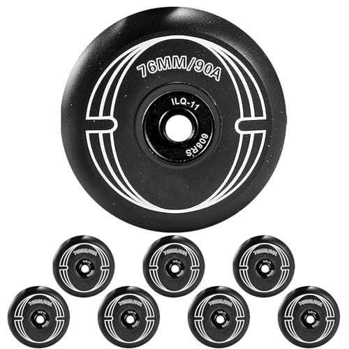 Roues de patins à roulettes de remplacement 76mm : résolvez l'usure de vos rollers