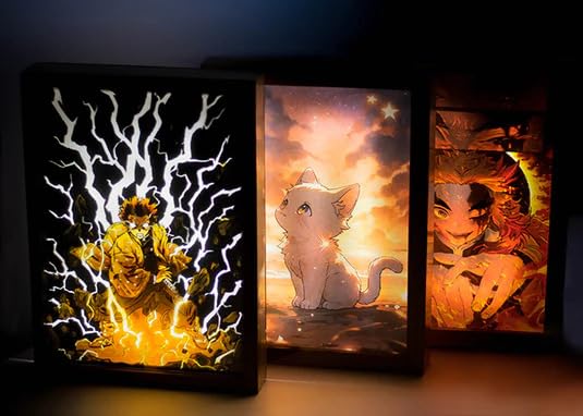 Image of Attack on Titan - Light Painting Art Frame Bingkai Glow | USB | 5 x 7 inchs