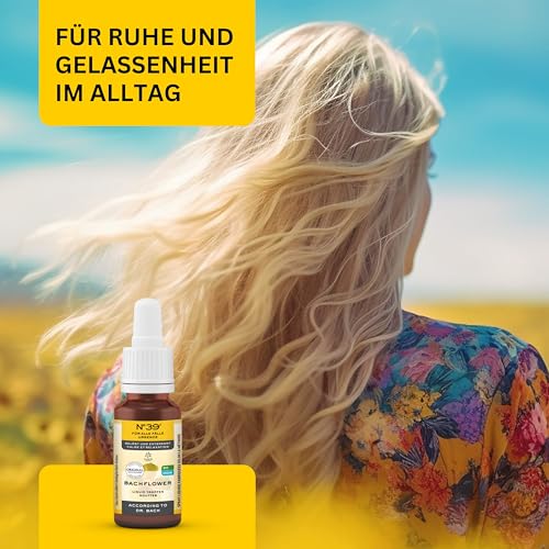 Original Bachblüten Notfall Tropfen N°39 von Lemon Pharma, Bio und Vegan, 10 ml