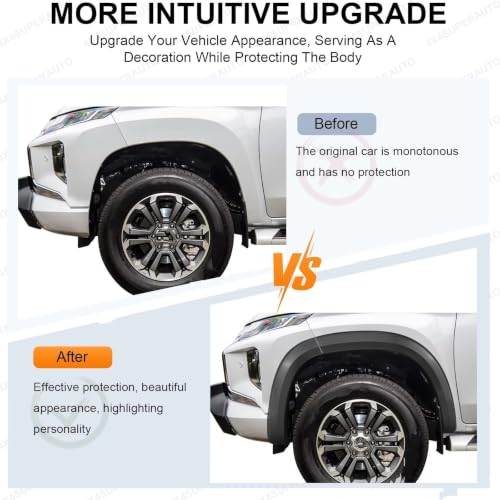 Guardabarros de coche para Mitsubishi L200 Triton en rutas off-road 4