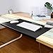 sous-Main en Cuir PU épaissir,Tapis de Souris Grand Bureau,Épaisseur 4mm,Imperméable,Antidérapant Verrouillage du Bord,Tapis de Bureau-Tableau d'écriture-Tapis de Souris dans Une