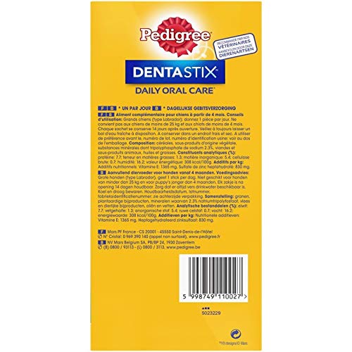 animaux Dentastix Grands Chiens 1Kg - Lot De 3 - Offre Special