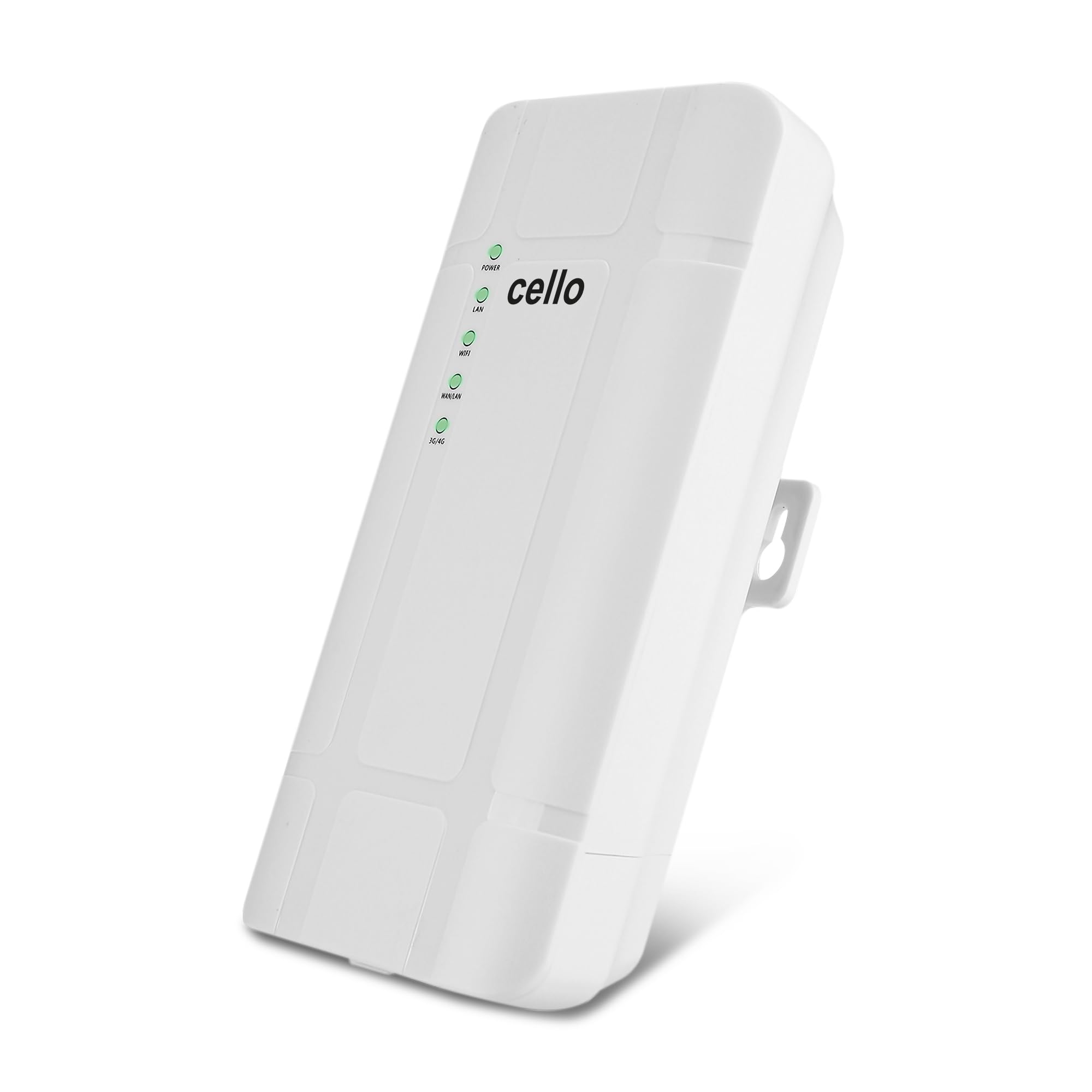 Cello Zewnętrzny router 4G LTE z gniazdem SIM, wodoodporna i pyłoszczelna obudowa, WiFi 300 Mb/s, obsługa PoE, odblokowany mobilny router szerokopasmowy do domu, gospodarstwa, CCTV, lokalizacji