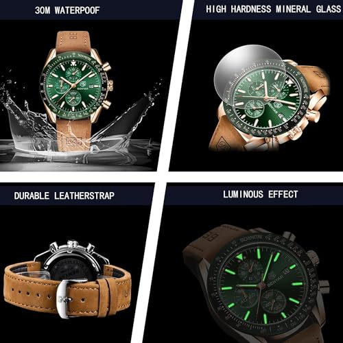 BENYAR Men's Luxury Chronograph Watch – Business, Casual | Quartz Movement with Date Display | Stylish Wristwatch | Gift for Men - Image 5