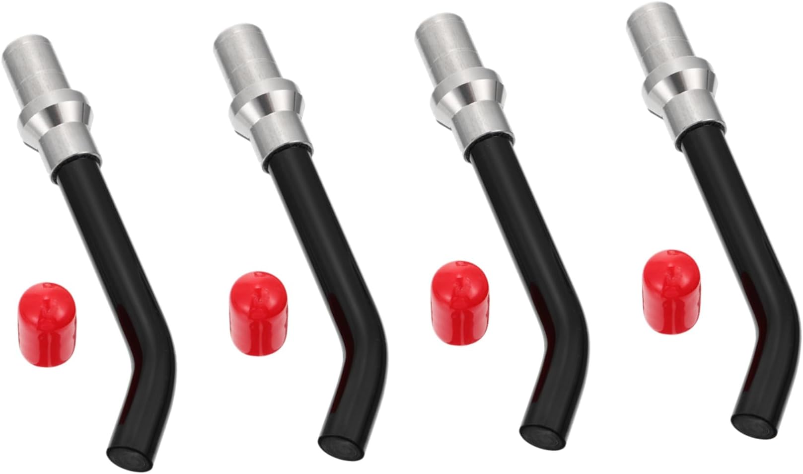 OSALADI 4pcs Curing Light Guide Rod Glass Fiber Optical Fiber LED Light Guide Rod Guide Rod Tip 10mm Dental Accessories Glass Lamp Head Guide Rod Tip Optical Fiber LED Lamp Glasses Tips