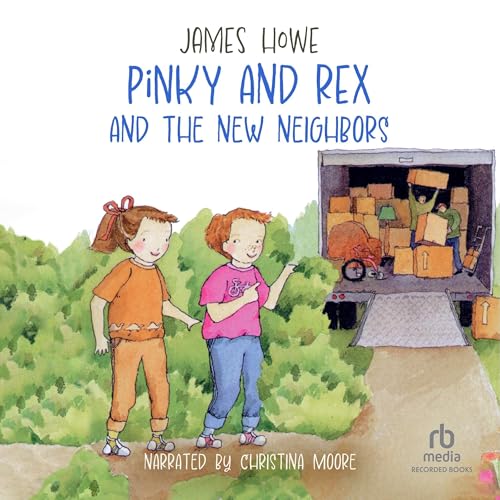 Pinky and Rex and the New Neighbors Audiolibro Por James Howe arte de portada