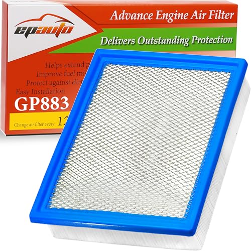 EPAuto GP883 (CA10262) Engine Air Filter, Replacement for Ford Expedition, F-150, F-250/F-350/F-450/F-550 Super Duty (Gas/Flex 2008-2016), Lincoln Navigator - Fits Select Models 2007-2025