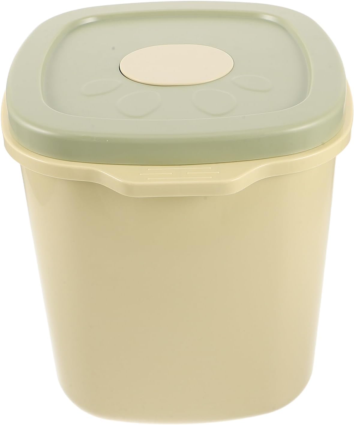 Pet Food Storage Container with Airtight Lid Large Plastic Dog and Cat Food Storage Bucket 11.8x11.6x10.4in for Dry Kibble and Treats for Travel and Home Use