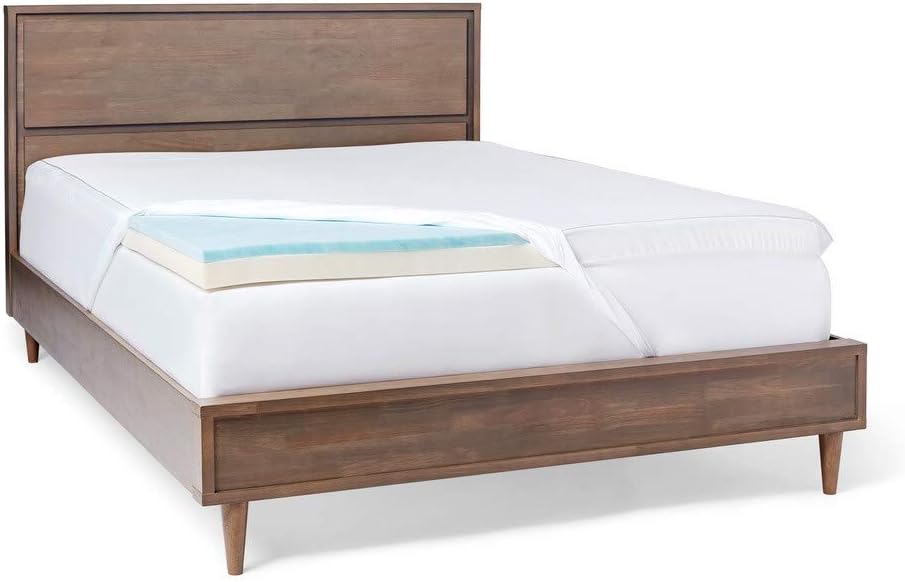 Slumber Solutions Gel Select 3-inch Memory Foam Mattress Topper with Cover Twin