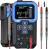 FNIRSI DMT-99 テスター デジタル 充電式 マルチメーター AC/DC電圧計 サーキットテスター 9999カウント 非接触電圧検知機能付き 2.4インチディスプレイ DC電流 抵抗 ダイオード 導通チエック 温度測定