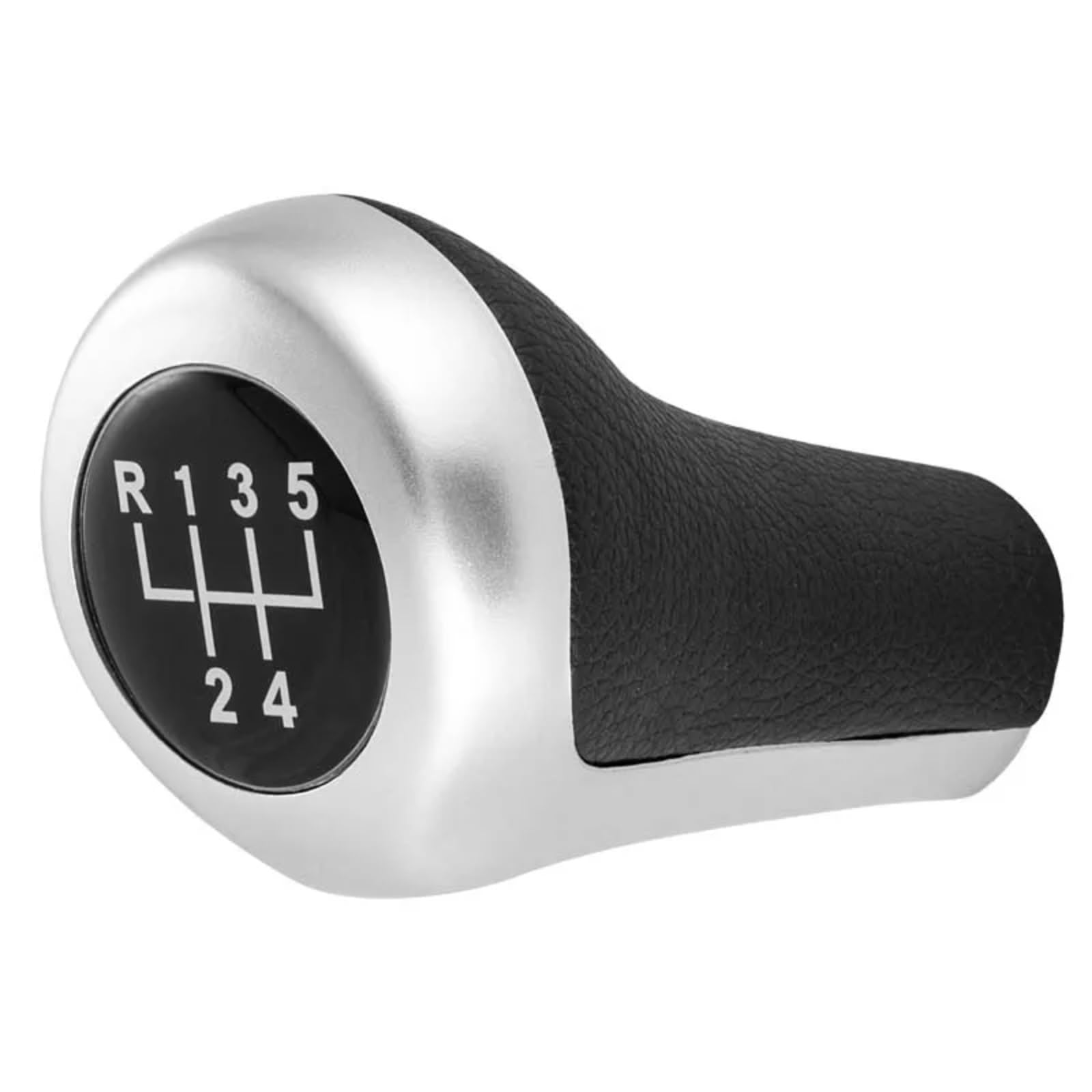 Vbnyba One Color Car Shift Knob Lever Compatible With For 3 Series E90 E91 E92 E93 E30 E36 E46 F30 5 6 Speed Car Gear Stick Silver Shift Knob Car Accessories
