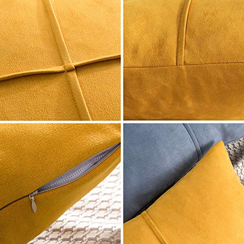 Housse de coussin vert olive moderne rustique 45,7x45,7 cm - 4