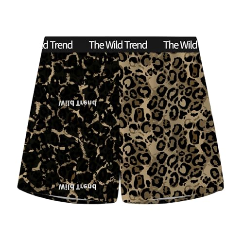 Boxer de hombre de estampado leopardo en algodon suelto lote de 3 piezas talla L 5