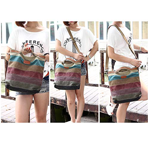 NOTAG Crossbody Bag for Women Large Capacity Shoulder Bag with Adjustable Shoulder Strap Casual Messenger Bag Waterproof Sling Crossbody Bag Top handle Handbag for girls - Image 8