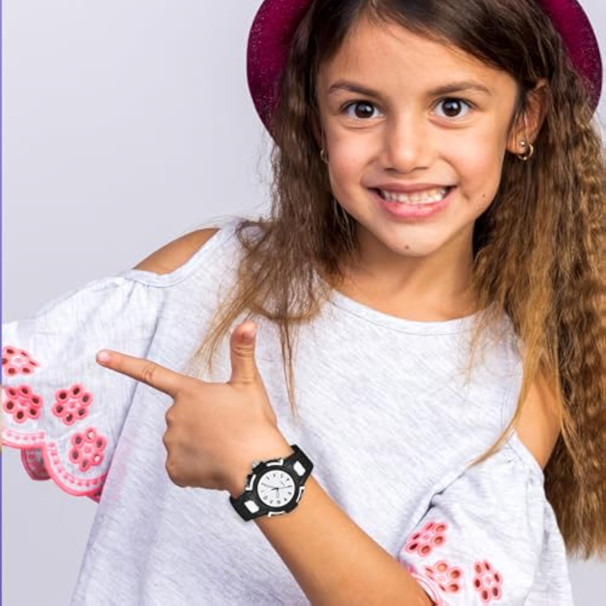 Unisex Green Luminous Analog Kids Watch