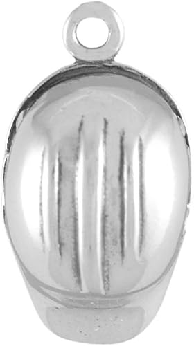 Sterling Silver 3D Hard Hat Charm Artículo #38391, Plata esterlina, No es una piedra preciosa