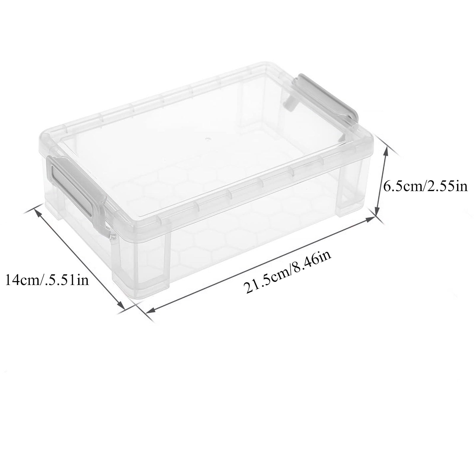 4 plastikowe pudełka na ołówki, nakładające się pudełko na ołówki, plastikowe etui na biurko, przezroczyste pudełka na ołówki, do biura, domowego przechowywania ołówków