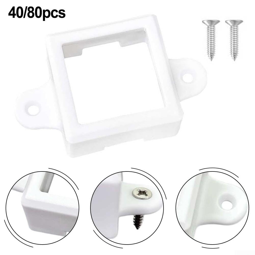 Supporto per sicuro per Lampade Esterne Installazione per facile(80pcs)